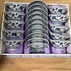 茶碗・小皿各10個セットの画像
