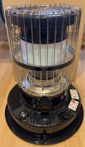 トヨトミ　石油ストーブ KR-47A ブラック2023年製