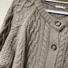 GU ケーブルコクーンカーディガン　の画像