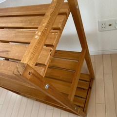 木製3段ラックの画像