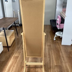 キャスター付き姿見【町田市再生家具】252050の画像