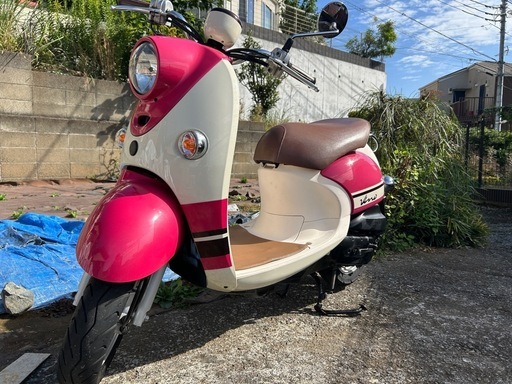 【走行浅】ヤマハ　ビーノ（VINO）4st水冷FI車！ピンクSA37J＠神奈川県川崎市麻生区より