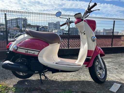 【走行浅】ヤマハ　ビーノ（VINO）4st水冷FI車！ピンクSA37J＠神奈川県川崎市麻生区より 走行浅】ヤマハビーノ（VINO）4st水冷FI車！ピンクSA37J＠神奈川県