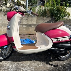 【走行浅】ヤマハ　ビーノ（VINO）4st水冷FI車！ピンクSA37J＠神奈川県川崎市麻生区よりの画像