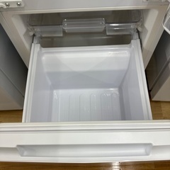 【安心半年保証付き】SHARP 2ドア冷蔵庫　SJ-D15G-W　2021年製の画像