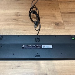 hp USB 有線 スリムキーボード 日本語配列 テンキー付 フルキーボード 薄型の画像