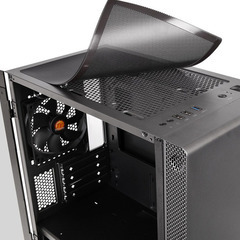 PCケース S100 TG（ブラック） Thermaltake｜サーマルテイク ミニタワー型の画像
