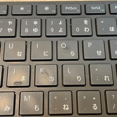 Microsoft Designer Bluetooth Keyboard Model 1678 スリムタイプのフラットデザイン キーボード 日本語キーボード マイクロソフトの画像