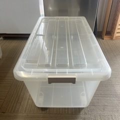 【お買い得3個セット‼️】キャスター付きプラスチックケース  衣装ケース プラケース 収納ケース 衣類収納の画像