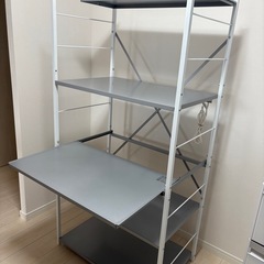 【決まりました】  【足立製作所】スチールラック　レンジ台の画像
