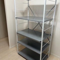 【決まりました】  【足立製作所】スチールラック　レンジ台の画像