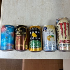 ビール、酎ハイ、エナジードリンクセットの画像