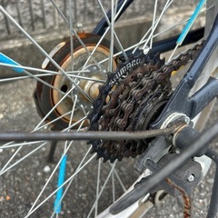 【確定】20インチ 外装6段変速 自転車 シティサイクル 小径車　中古 現状品 選挙割の画像