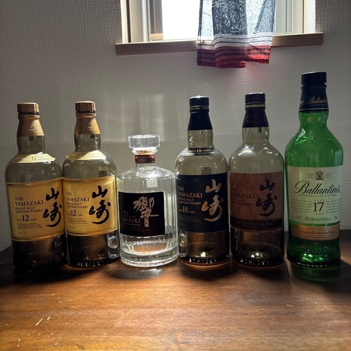 山崎 響 ほか合計6本 空瓶セット