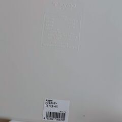 トンボ ゴミ箱 レジ袋ホルダー 白 キャスター付き 中古／清掃済みの画像