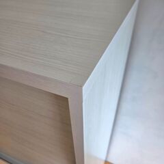 未使用訳あり 幅57.5 レンジボード ミドルタイプ ホワイト レンジボード 家電収納 レンジ台 ゴミ箱 ダストボックス コンセント付きの画像