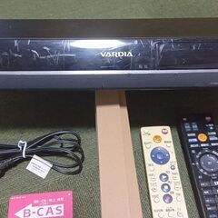 動作品VARDIA　 RD-E305K純正リモコン、ケーブル付きハイビジョンの画像