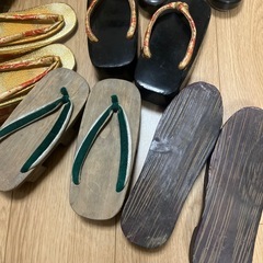 昭和初期　昭和レトロ　
子供用　下駄　履き物の画像