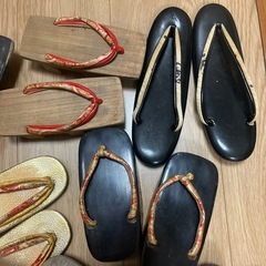昭和初期　昭和レトロ　
子供用　下駄　履き物の画像