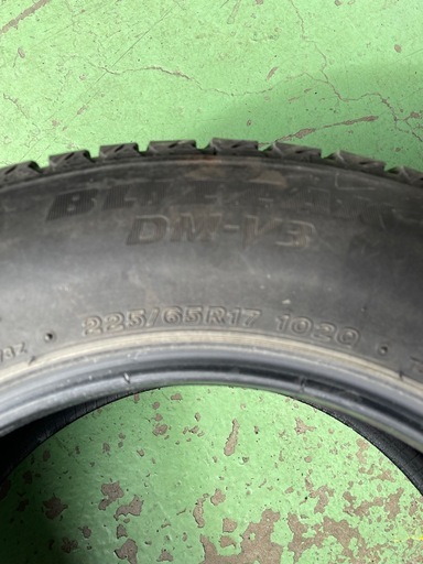 ブリザック  DM-V3 225/65R17 4本