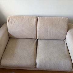 【無印良品】2シーター　ソファ　ウレタンの画像