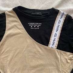 重ね着風トップス 140の画像
