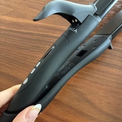 SALONIA ストレート&カール コテ 32mmm 難有の画像