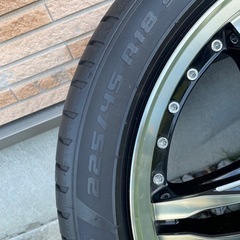 ホイール　18インチ　225/45/18  タイヤホイールセット　シュタイナーLSV  　の画像