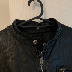 黒レザージャケット　36（S〜M）の画像