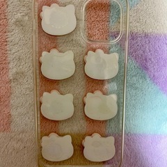 iPhone 11Pro iPhoneケース　キティ　ピンク　リボンの画像
