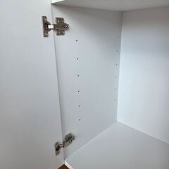 未使用訳あり 幅80 奥行39 高さ68.5 キャビネット 収納棚 リビング 収納 リビングボード ローボード 北欧 シンプル モダン 本棚 ホワイトの画像