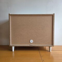 未使用訳あり 幅80 奥行39 高さ68.5 キャビネット 収納棚 リビング 収納 リビングボード ローボード 北欧 シンプル モダン 本棚 ホワイトの画像