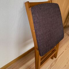 折り畳み椅子　2脚セットの画像