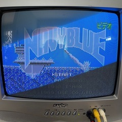 ファミコンソフト　ネイビーブルーの画像