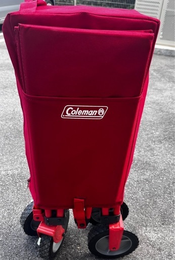 取引き中 コールマン アウトドア　キャリーワゴン　赤 早い者勝ち　Coleman