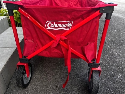 取引き中 コールマン アウトドア　キャリーワゴン　赤 早い者勝ち　Coleman