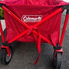 取引き中 コールマン アウトドア　キャリーワゴン　赤 早い者勝ち　Colemanの画像