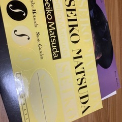 松田聖子　レコードのパッケージのみ　3枚　シール付きの画像