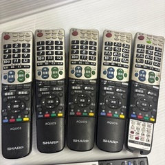 シャープ　リモコンの画像