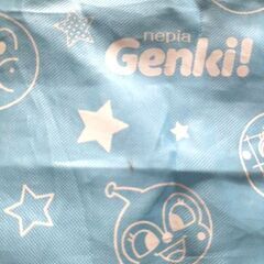 ネピアGENKI☆それいけ！アンパンマンおむつポーチ[ブルー]の画像