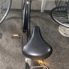 ママチャリじてんしゃ自転車の画像