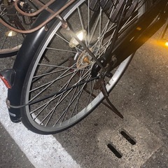 ママチャリじてんしゃ自転車の画像