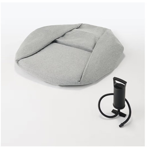 【美品】無印　空気でできたソファ　グレー
