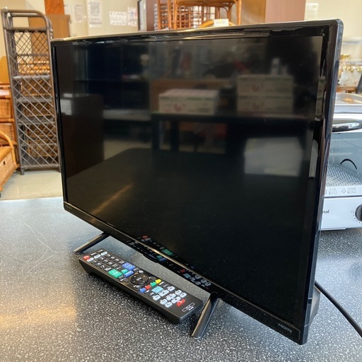 M2510-231 ORION 24型液晶テレビ OL24WD100 2020年製 リモコン付き 通電確認済み キズ汚れ有り