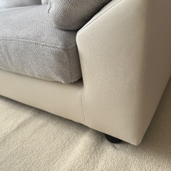美品　L字ソファ　ソファー 新品同様　３人掛けの画像