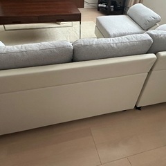 美品　L字ソファ　ソファー 新品同様　３人掛けの画像