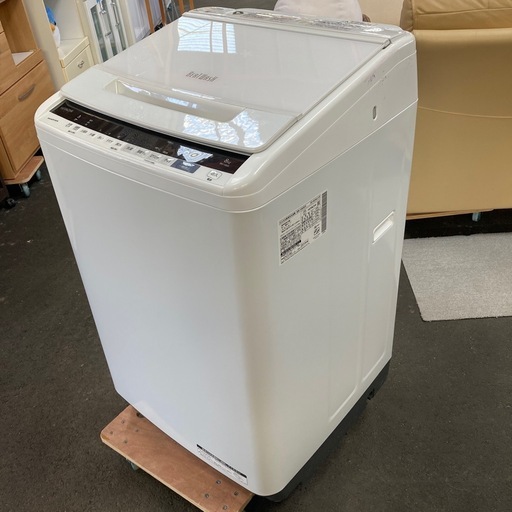 洗濯機　日立　8キロ　2019年製