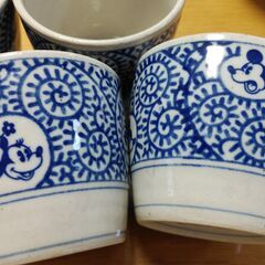 レアもの　ミッキー、ミニーの蕎麦　茶碗の画像