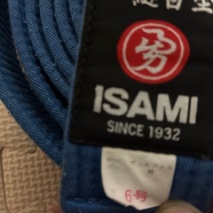 
空手　青帯　の画像
