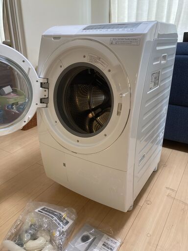 【運搬します】日立ドラム式洗濯機２０２２年製　BD-SG110HL